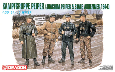 Kampfgruppe Peiper (J.Peiper with staff Ardennes 1944)