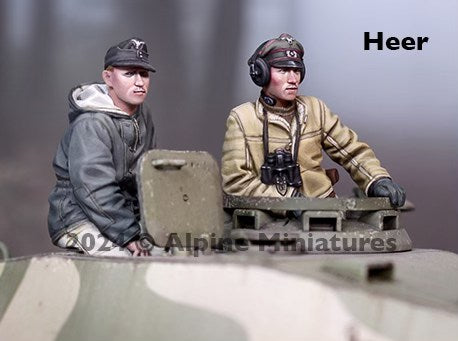 German tank crew (Wehrmacht & WSS) WWII