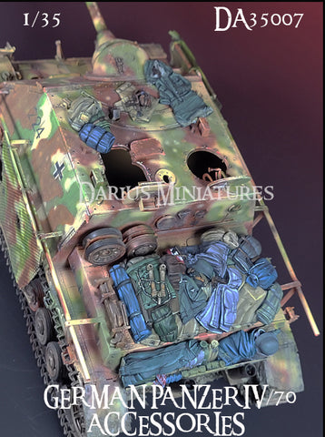 German Panzer IV/70 accessories WWII