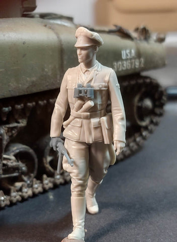 WSS Offizier marschierend WWII