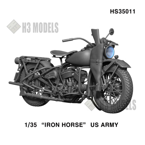 "Iron Horse" Motorcycle US Army WWII