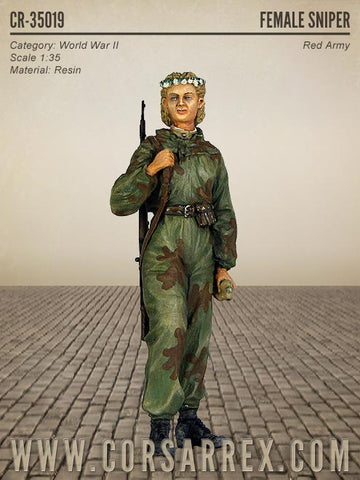 Russische Scharfschützin WWII