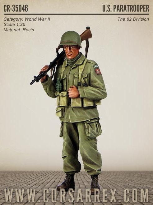 US Paratrooper 82nd Airborne Division WWII # 2 – Exter Company