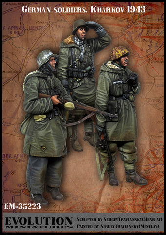 Deutscher Soldaten Trupp Charkow Winter 1943