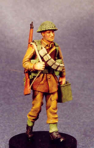English soldier with rifle