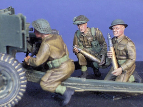 English 6 pounder infantry crew 1944