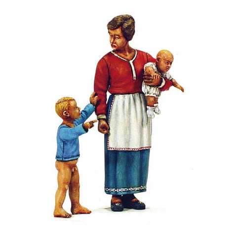 Woman with children
