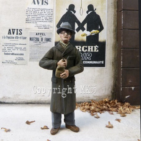 Civilian during occupation WWII