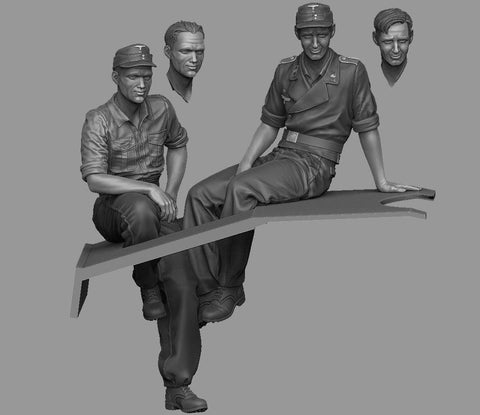 StuG Crew at rest WWII