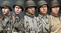 US Infantry Heads WWII # 2