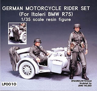 German motorcycle rider set 1942