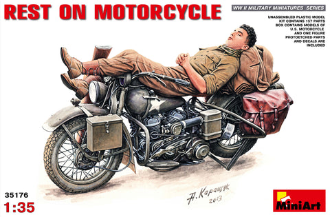 Rest on Motorcycle
