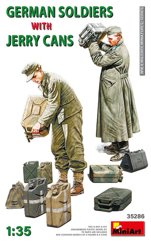 German soldiers with Jerry cans WWII