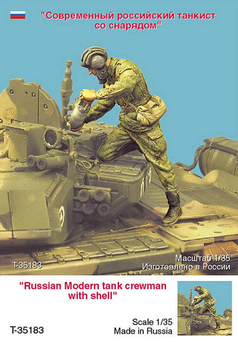 Russian modern Tank Crewman with shell #1