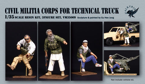 Civil Militia Corps for Technical Truck Middle East
