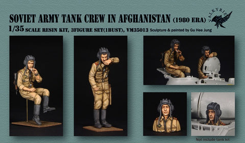 Soviet Army Tank Crew Afghanistan 1980 Era