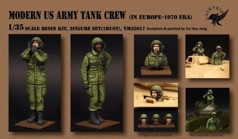 US Army Tank crew in europe 1970 Era