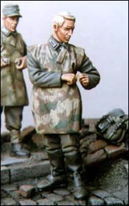 German soldierin camoflage apron 1944-45