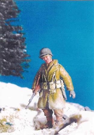 US GI in Winter clothing WWII