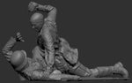Russischer Soldat im Nahkampf mit Wehrmachtsoldat #3 WWII