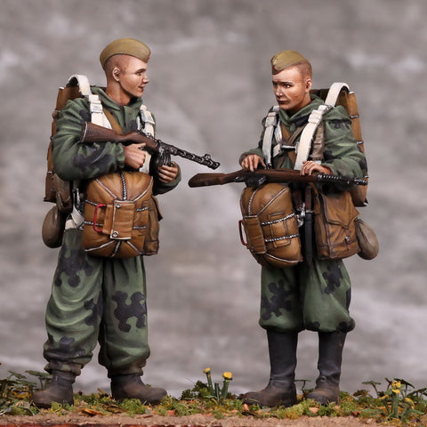 Russian paratrooper troop WWII