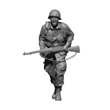 US paratrooper rifleman Normandy "Charge" 1944