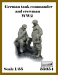 Deutscher Panzerkommandant mit Besatzung #3 WWII