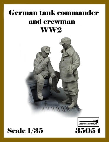 Deutscher Panzerkommandant mit Besatzung #3 WWII