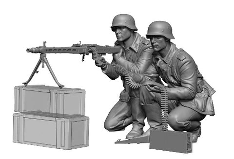 German MG squad WWII
