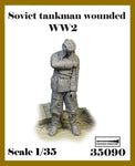 Wounded Russian tank soldier WWII