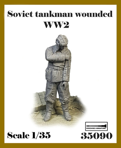 Wounded Russian tank soldier WWII