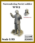 Verwundeter russischer Infanterist WWII