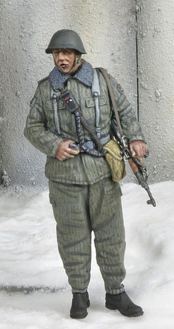 Soldier of the border troops of the GDR winter 1970-80