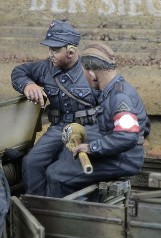 Hitler Youth boys Berlin 1945 (for Kübelwagen)