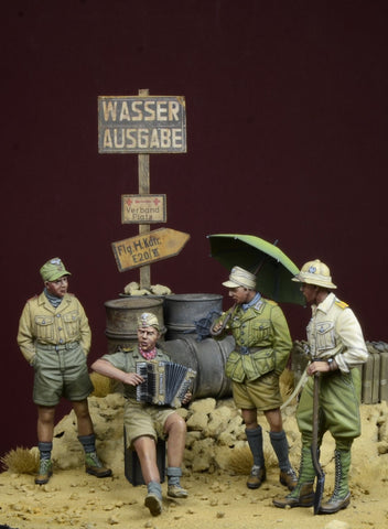 "Desert Song" D.A.K. soldiers on a break in North Africa 1941-43