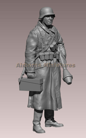 Wehrmacht soldier with field coat WWII