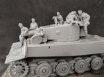 Deutsche Tiger Besatzung hinter den Linien WWII