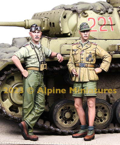 D.A.K tank soldiers set WWII