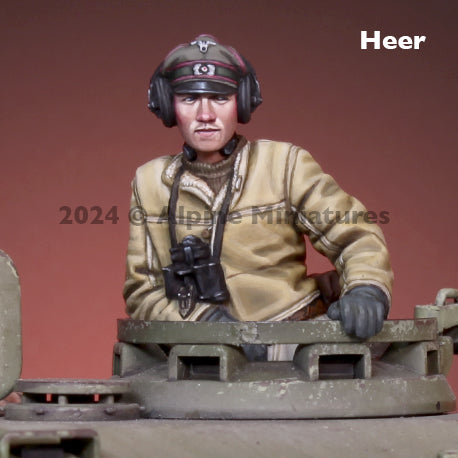 German tank commander (Wehrmacht & WSS) WWII