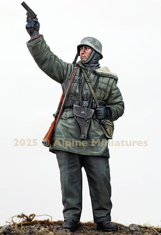WSS Grenadier mit Leuchtpistole WWII