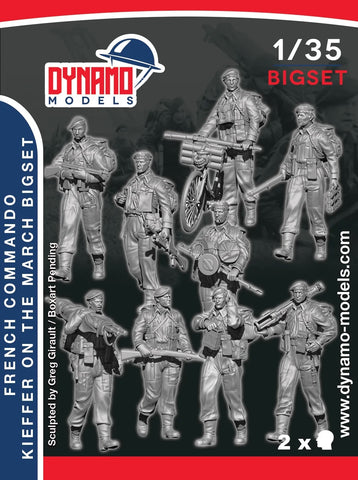 BEF Infantrymen marching Big Set WWII