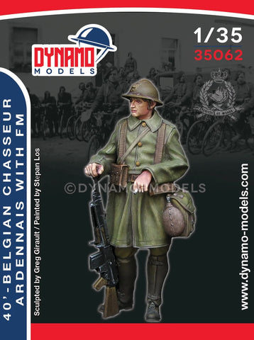 Belgian Chasseur with FM Ardennes WWII