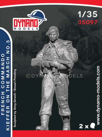 French commando soldier Kieffer marching #5 WWII