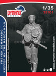 French commando soldier Kieffer marching #9 WWII