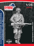 US paratrooper rifleman #1 marching WWII