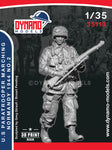 US paratrooper rifleman #2 marching WWII