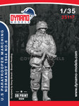 US paratrooper MP marching WWII