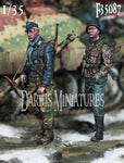 Deutscher WSS & Luftwaffensoldat WWII