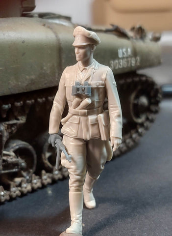 WSS officer marching WWII