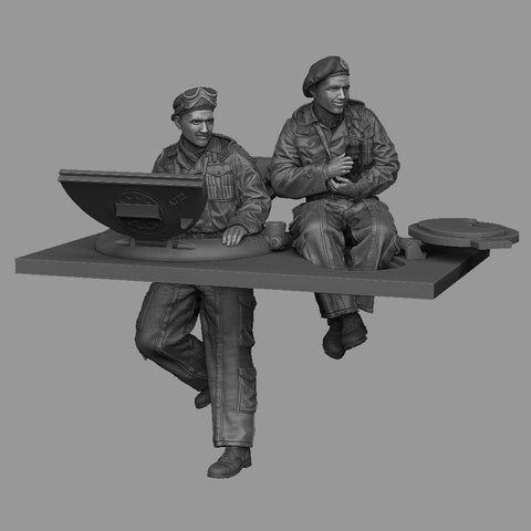 Bitish Armored Turret Firefly "Pixie" Suit Set WWII